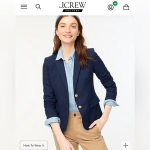 Versatile navy blazer